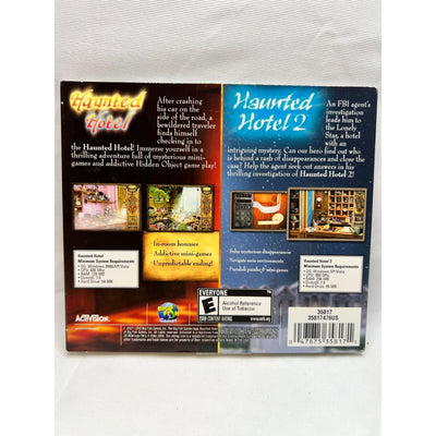 Haunted Hotel and Haunted Hotel 2 Best Big Fish Games PC Tested Video Game Used