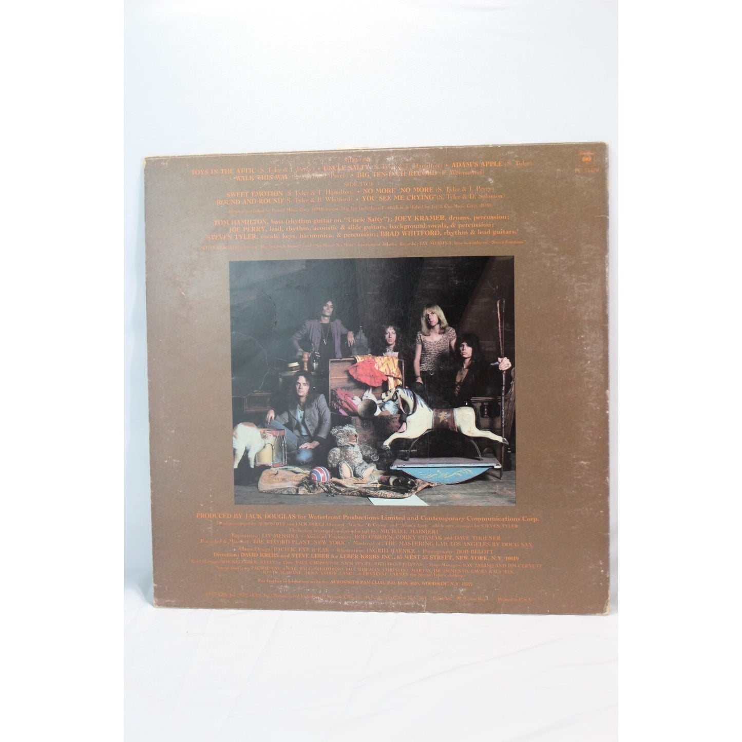 Aerosmith Toys in the Attic Record Audio Tested Video Music Album Used