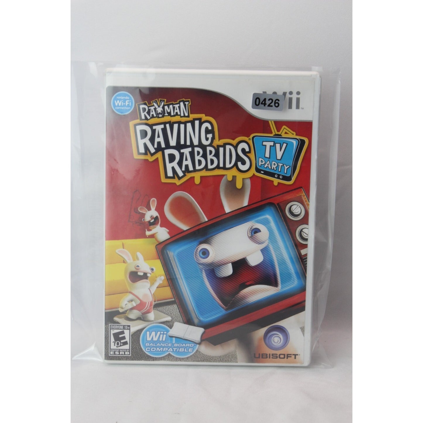 Rayman Raving Rabbids TV Party Nintendo Wii Tested Video Game Used