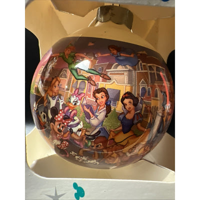 25th Walt Disney World Anniversary Remember the Magic Glass Ornament Sealed New