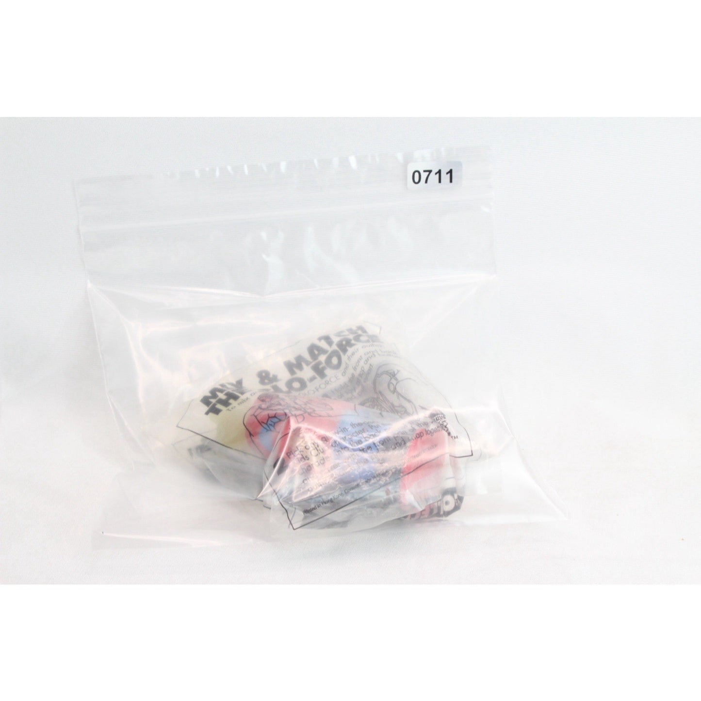 Vintage 1995 Burger King Toys Glo-Force Boomer Figure Glow in the Dark