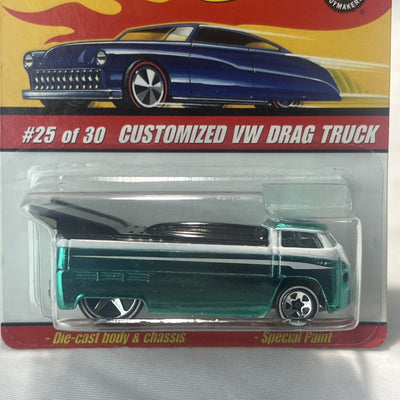 Hot Wheels Classics Series 2 Diecast CUSTOMIZED VW DRAG TRUCK #25/30 Green Rare