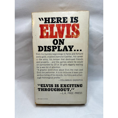 Elvis A Biography by Jerry Hopkins Paperback Book Used