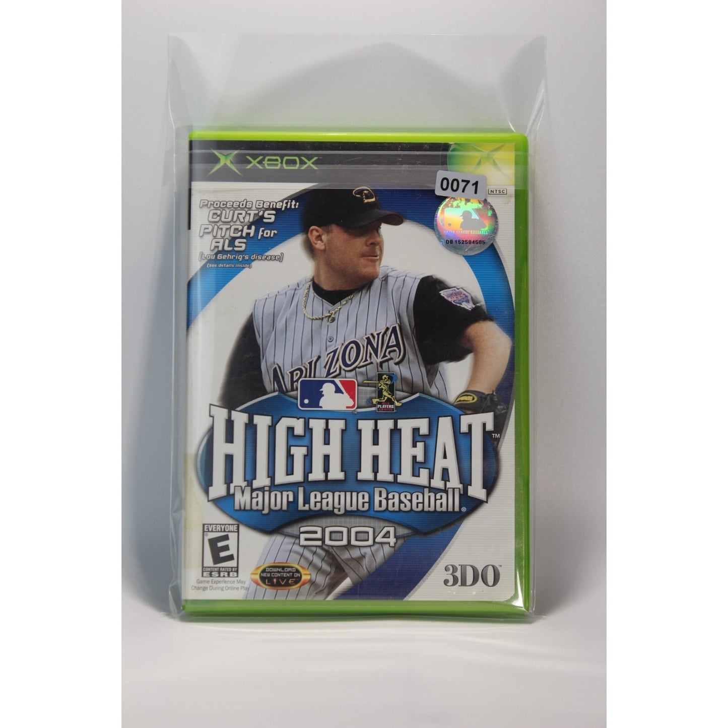 High Heat MLB 2004 Xbox Tested Video Game Used Baseball Sports Game