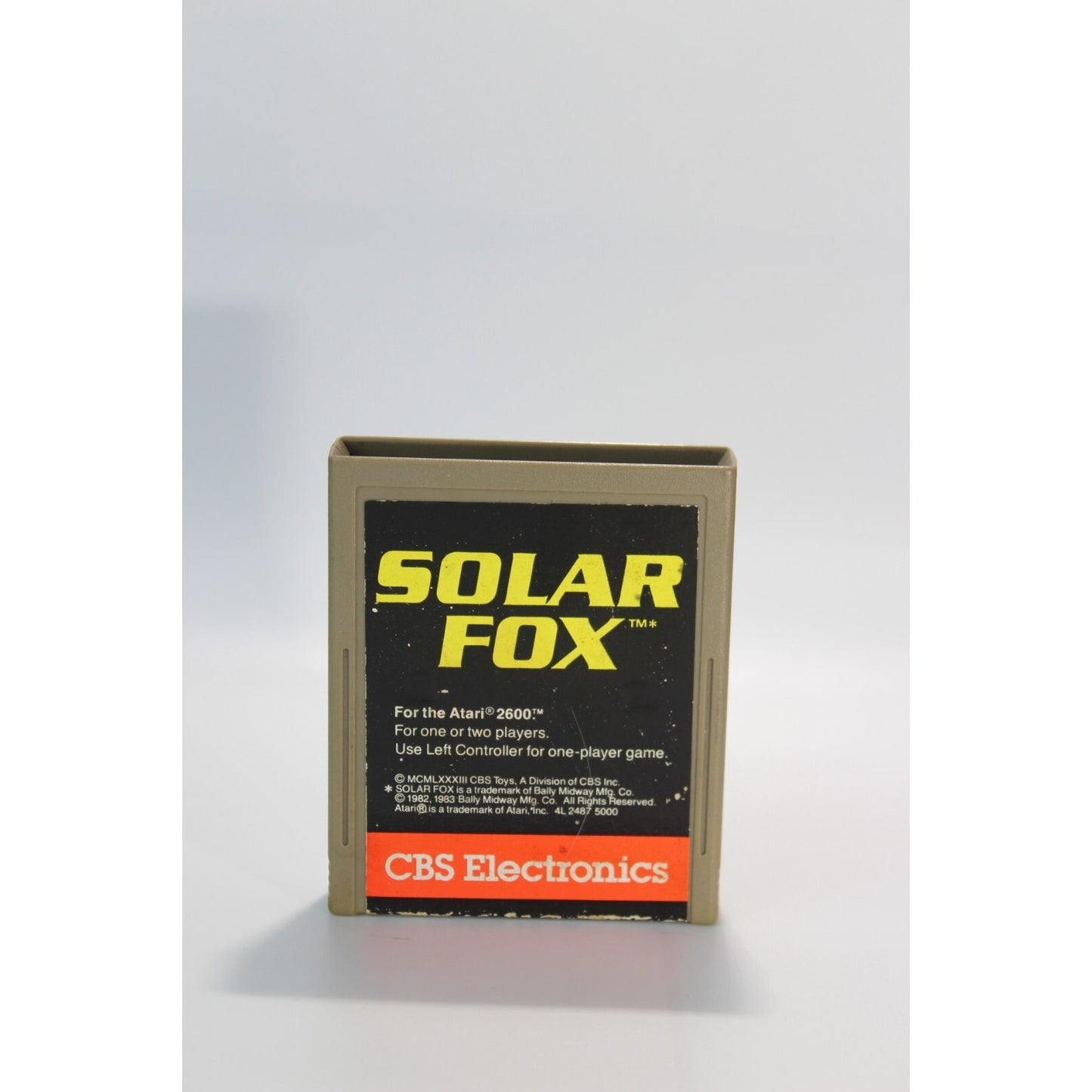 Solar Fox Atari 2600 Tested Video Game Used Classic Space Arcade Game