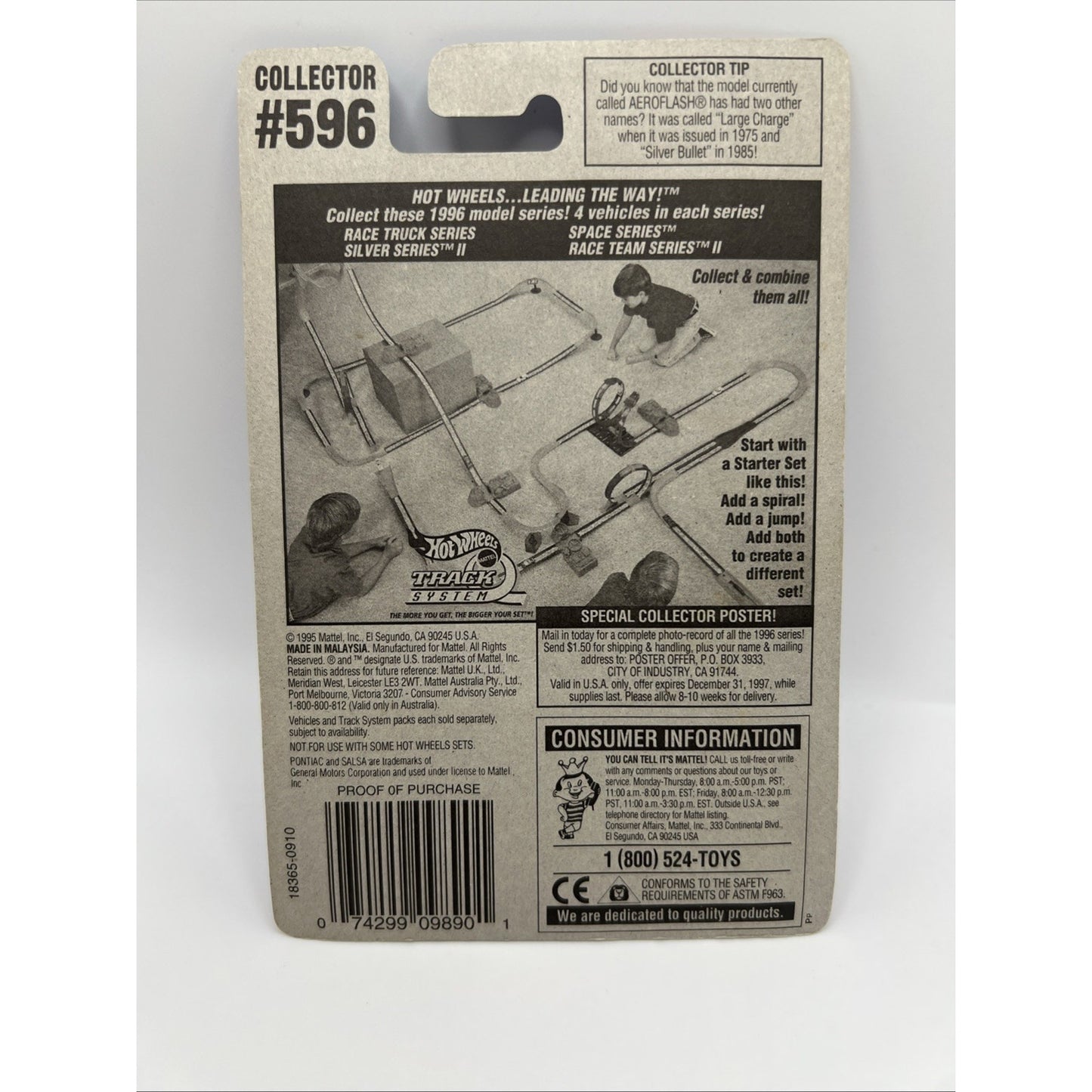 Hot Wheels Pontiac Salsa Collector #596 Orange Super Car Diecast Model