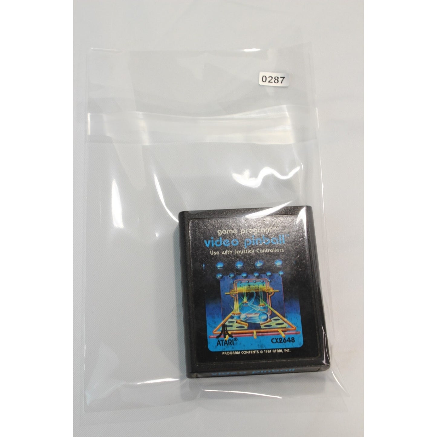 Video Pinball Atari 2600 Used Tested Video Game CX2648 Retro Arcade Classic