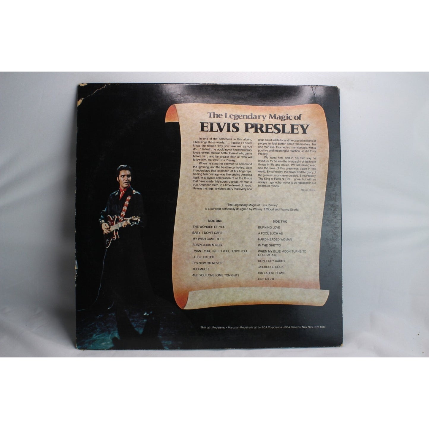 Elvis Presley The Legendary Magic Of Elvis Presley Vinyl Record Album Used