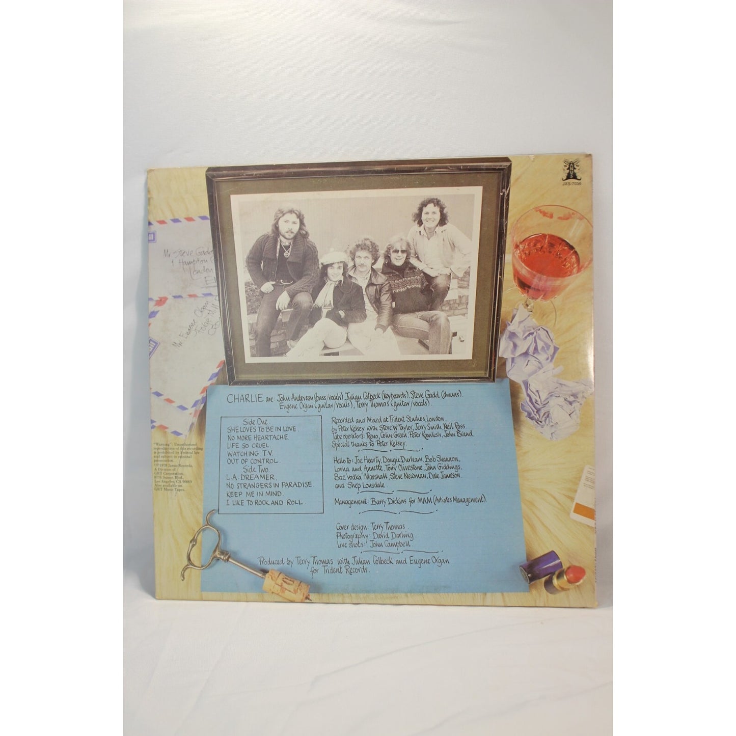 Charlie Lines Record Audio Tested Video Music Album Used