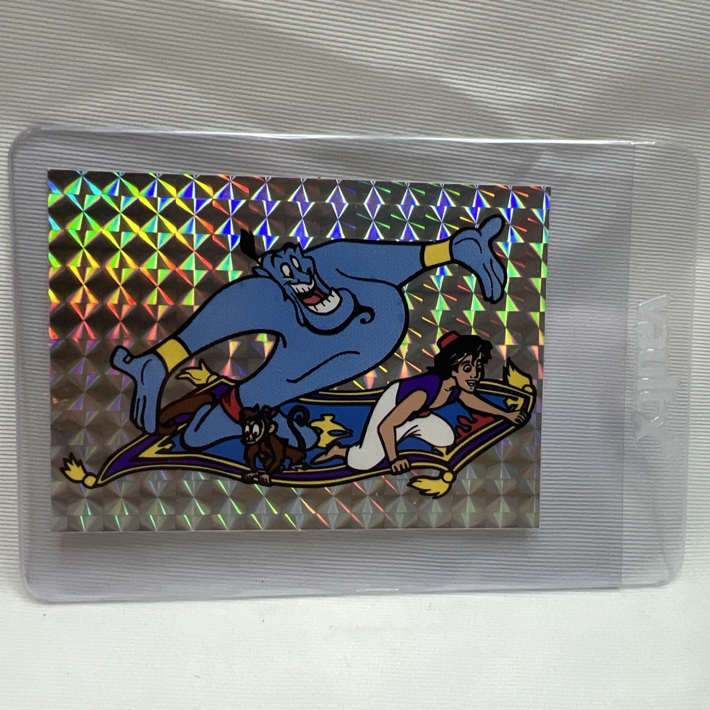Disney Aladdin Magic Carpet Genie Vending Machine Sticker Prism 1990's Vintage
