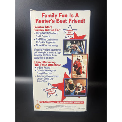 Rare DEMO TAPE Walt Disney's The Pooch and the Pauper VHS Full Length Screener