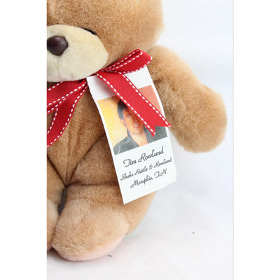 Tim Rowland Elvis Presley Impersonator Plush Bear Rare Collectible Stuffed Anima