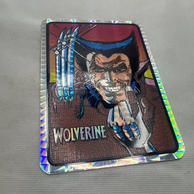 Wolverine X-Men 1992 Marvel Vending Machine Prism Sticker Kodak Wolverine Rare