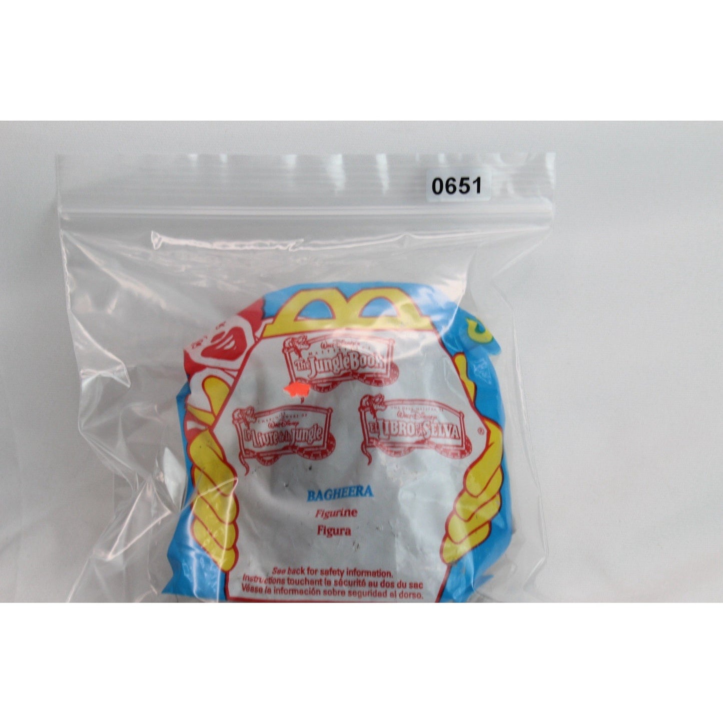 Disney's The Jungle Book McDonalds 1997 Bagheera Black Panther Sealed Toy