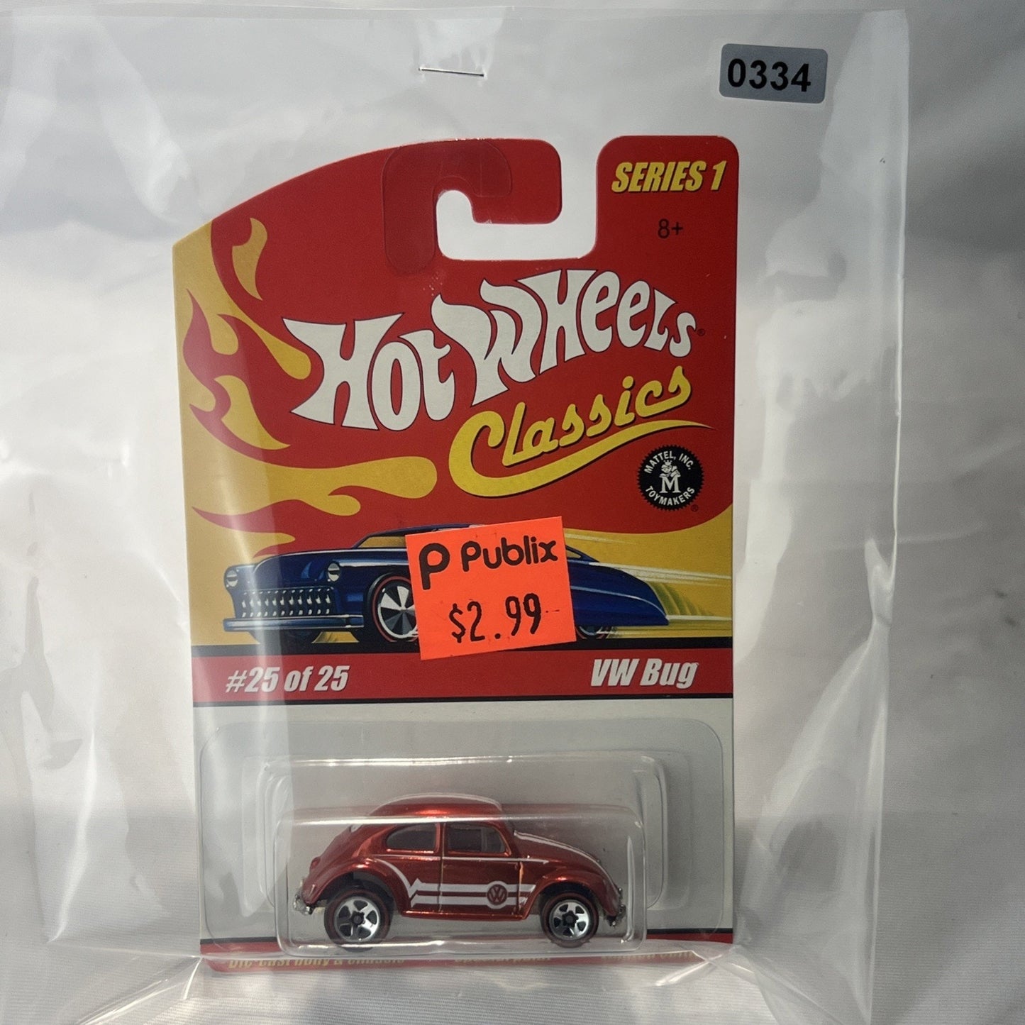 Hot Wheels Classics Series 1 Limited Edition Special VW BUG Orange #25/25