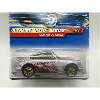 Hot Wheels X-Treme Speed Series #3 of 4 Porsche Carrera Collector #967 Silver