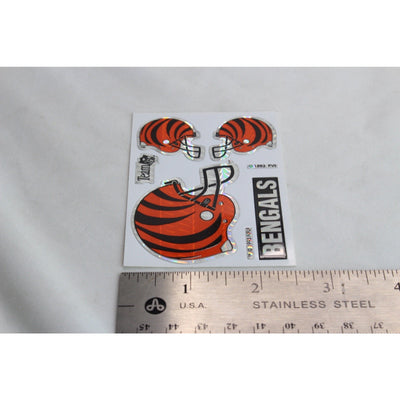 Vintage 1993 Peninsula Vending Machine Team NFL Cincinnati Bengals Sticker Prism