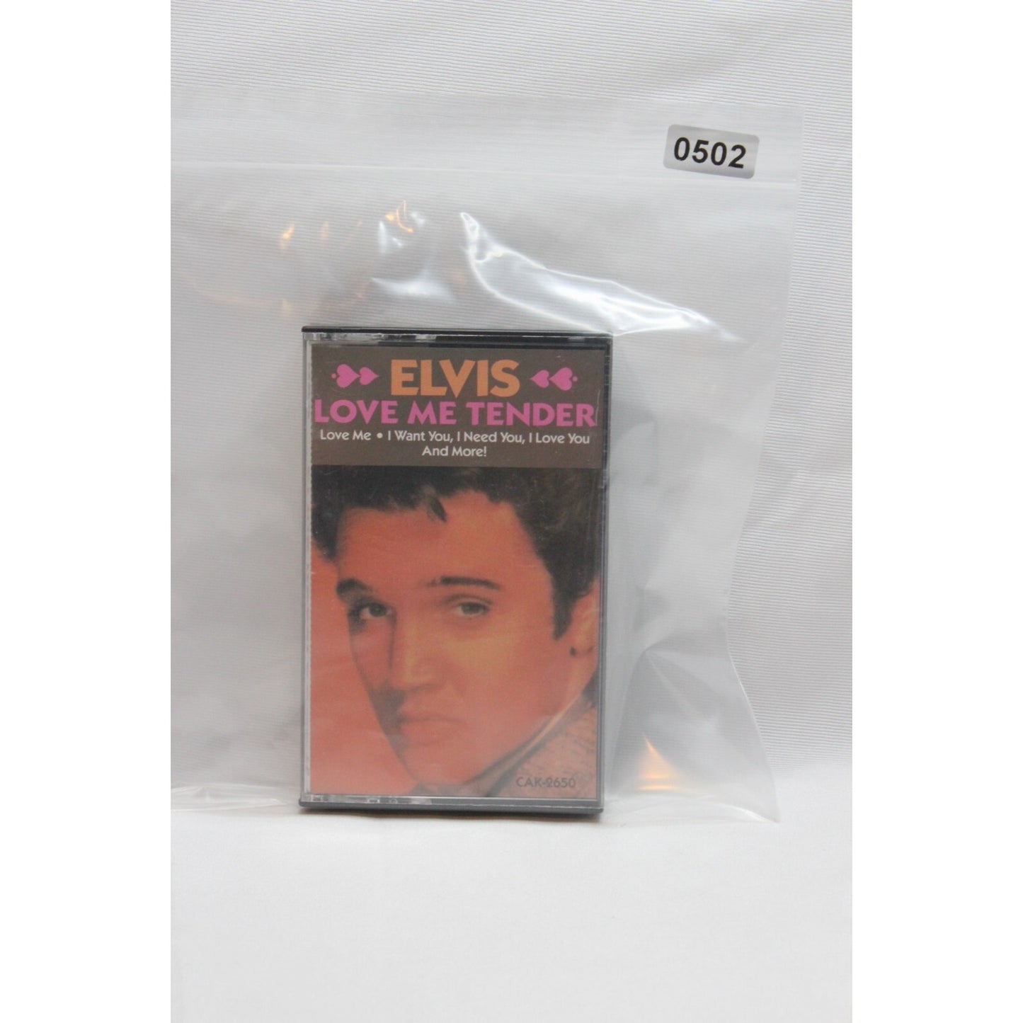 Elvis Presley Love Me Tender Cassette Tape Tested Music Used