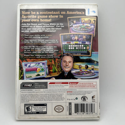 Wheel of Fortune Game Complete! Nintendo Wii