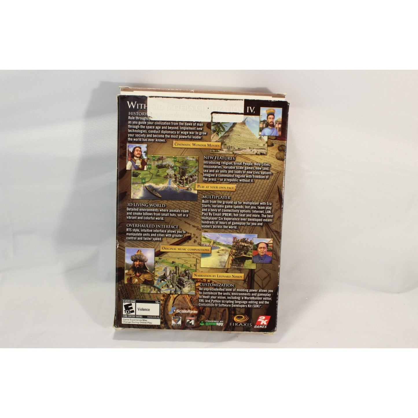 Sid Meier's Civilization IV PC Tested Video Game Strategy Civ 4 Used Disc