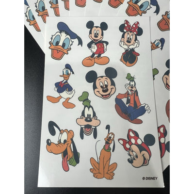 Disney 100 Ct Temporary Tattoos 10 Sheets Mickey Mouse Minnie Goofy Donald Pluto