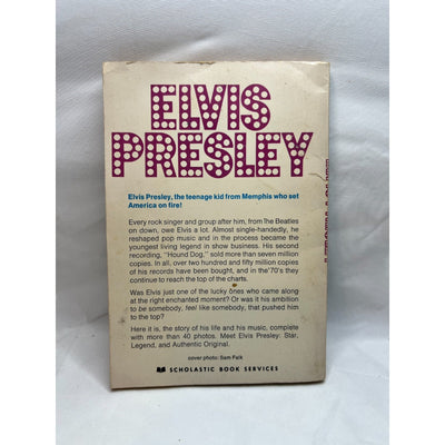 Meet Elvis Presley by Favius Friedman Paperback Biography Book Used
