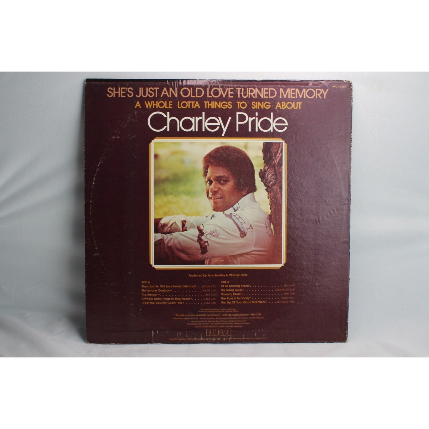 Charley Pride She's Just an Old Love Turned Memory Vinyl Record Used Tested