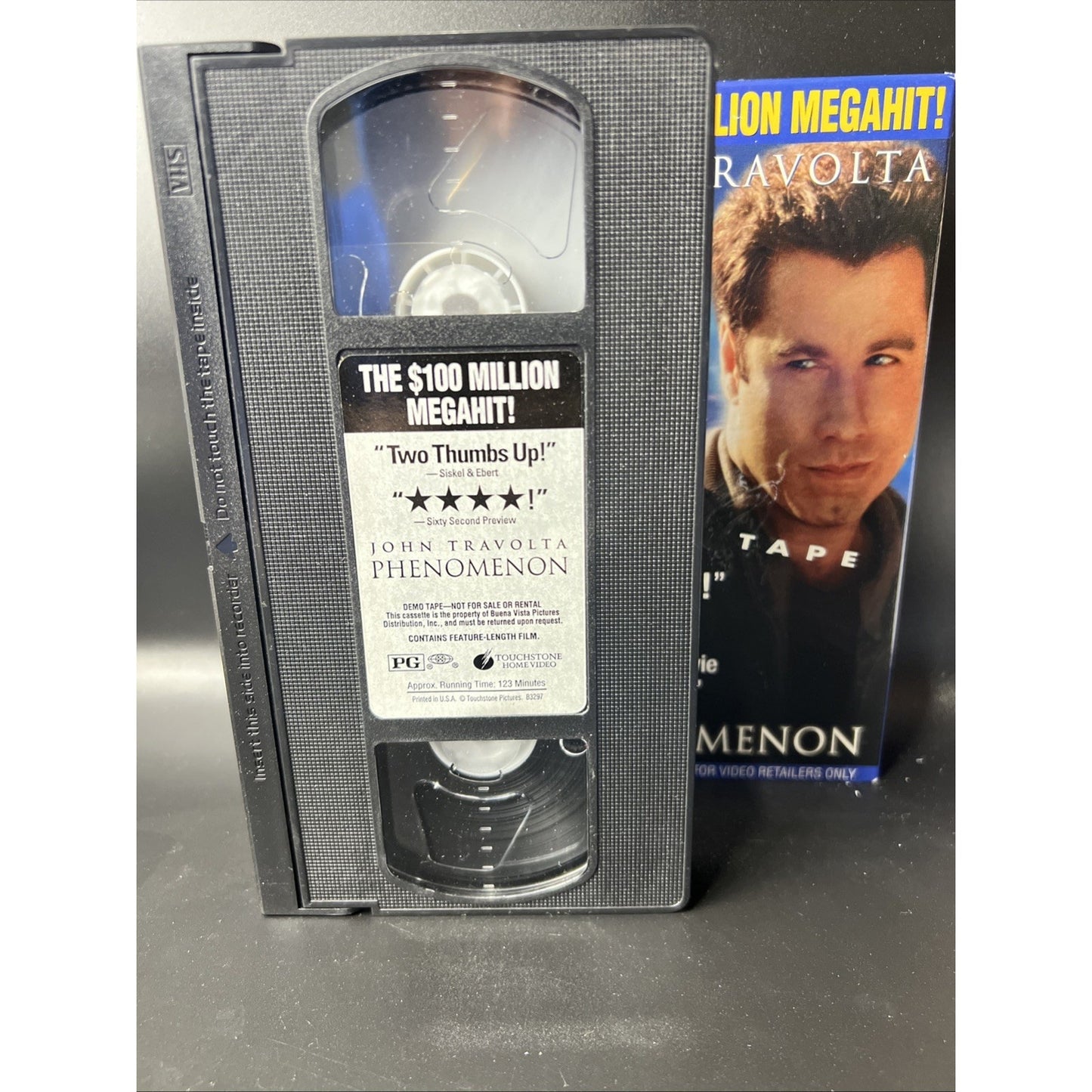 Phenomenon (VHS, 1997) Tape & sleeve Full Length Screener Screening Not For Sale