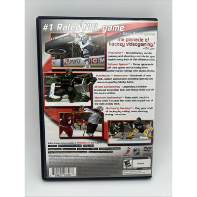 NHL 2K6 Hockey Playstation 2 Video Game PS2 Used Complete With Case And Manual