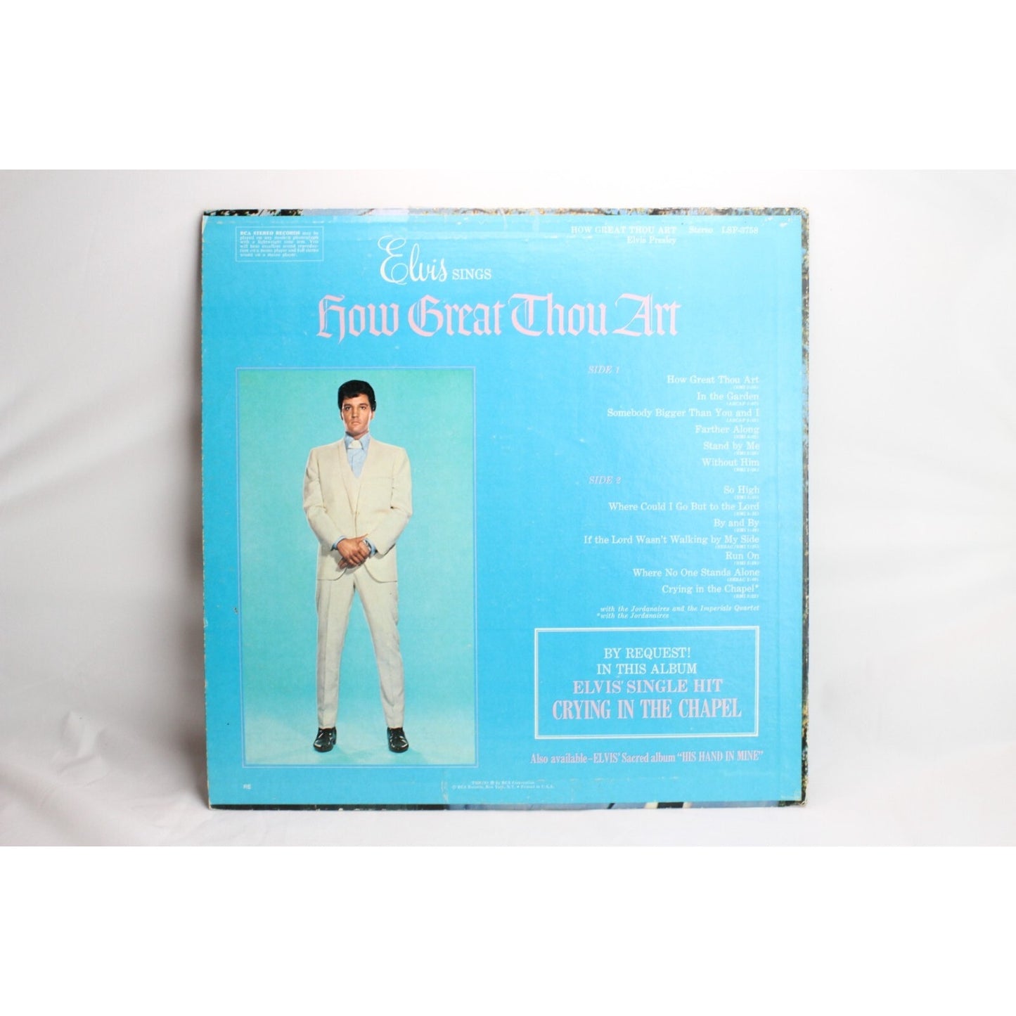 Elvis Presley How Great Thou Art Vinyl Record Tested Used