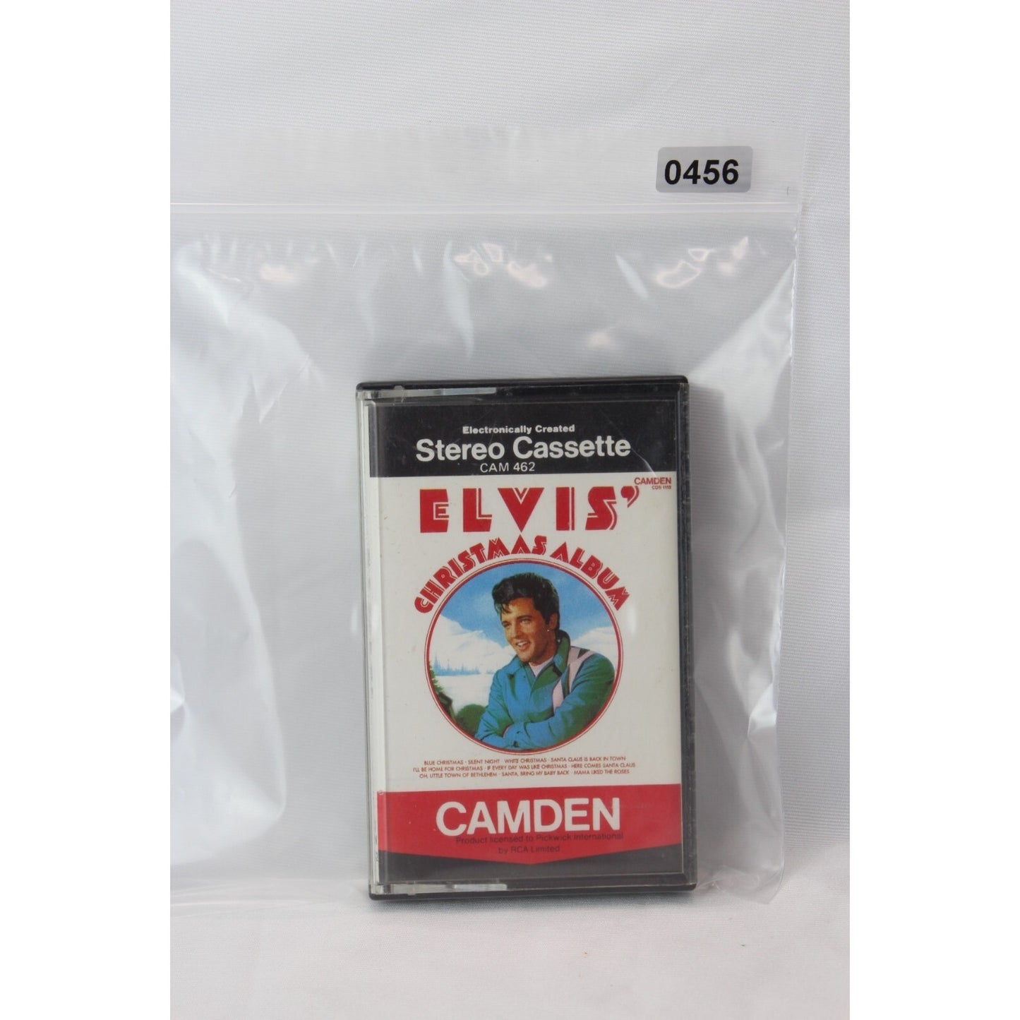 Elvis' Christmas Album Cassette Tape Tested Music Used