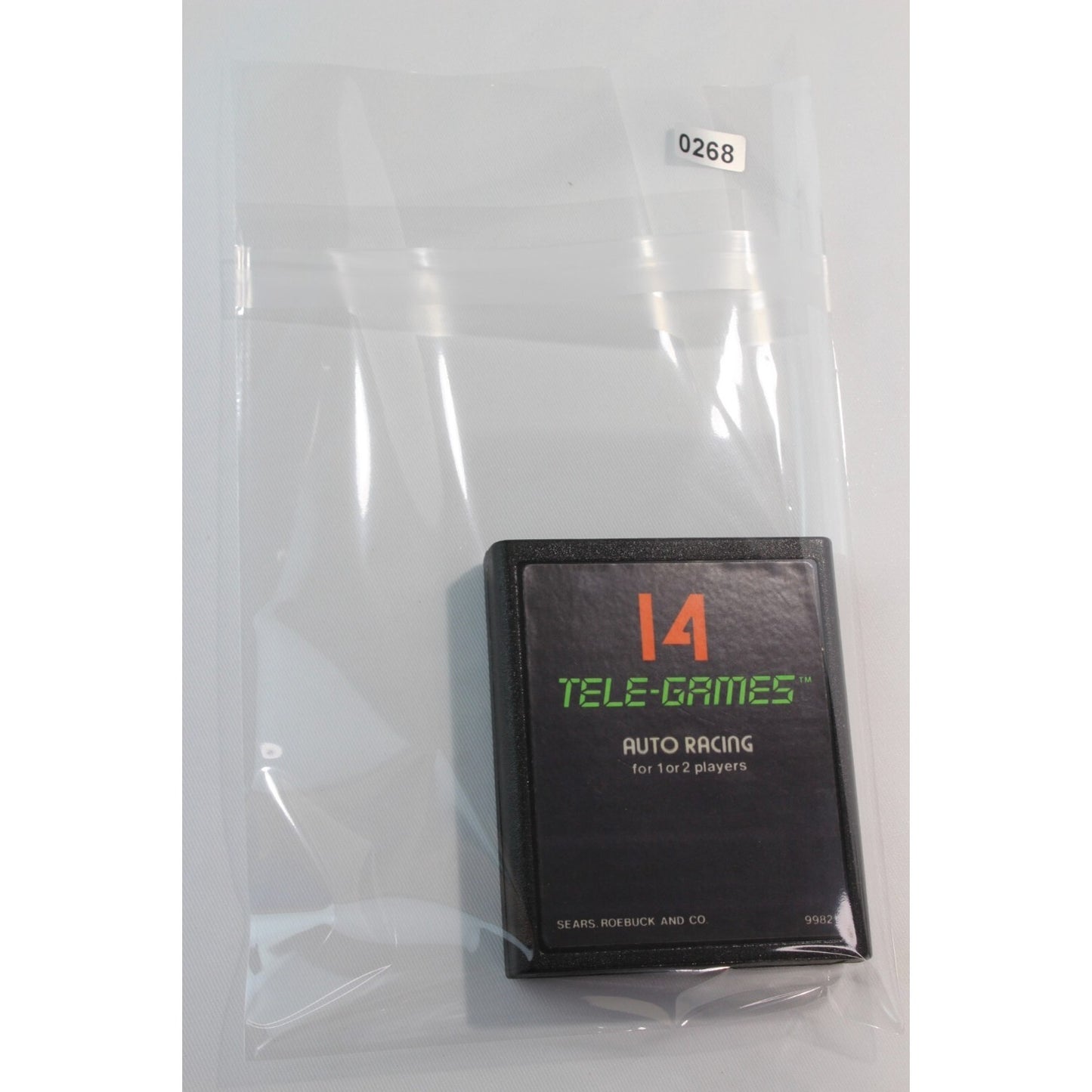 14 Telegames Auto Racing Atari 2600 Sears Roebuck Tested Classic Racing Game