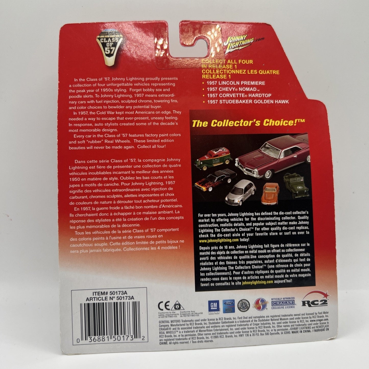 Johnny Lightning Class Of 57 Series 1957 Chevy Nomad Clskwagn Die Cast Car Model