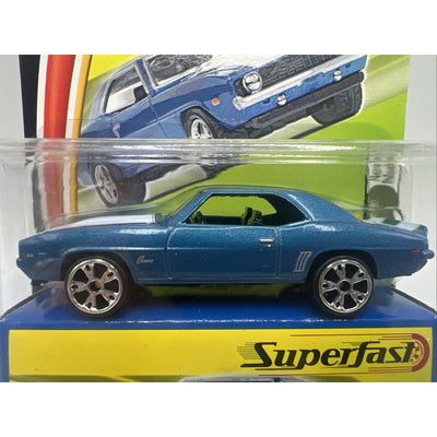 Matchbox SuperFast 1969 Camaro Z-28 Die-Cast Toy Car Super Fast Muscle Race Car