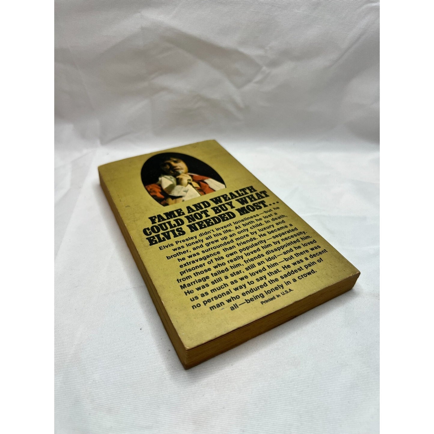 Elvis Lonely Star at the Top by David Hanna Paperback Book Used