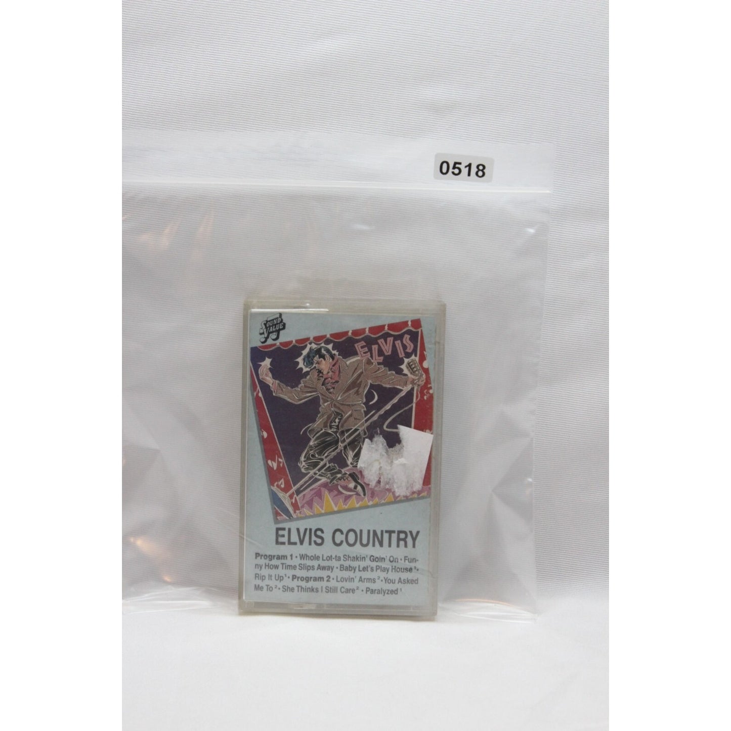 Elvis Presley Elvis Country Cassette Tape Tested Music Used