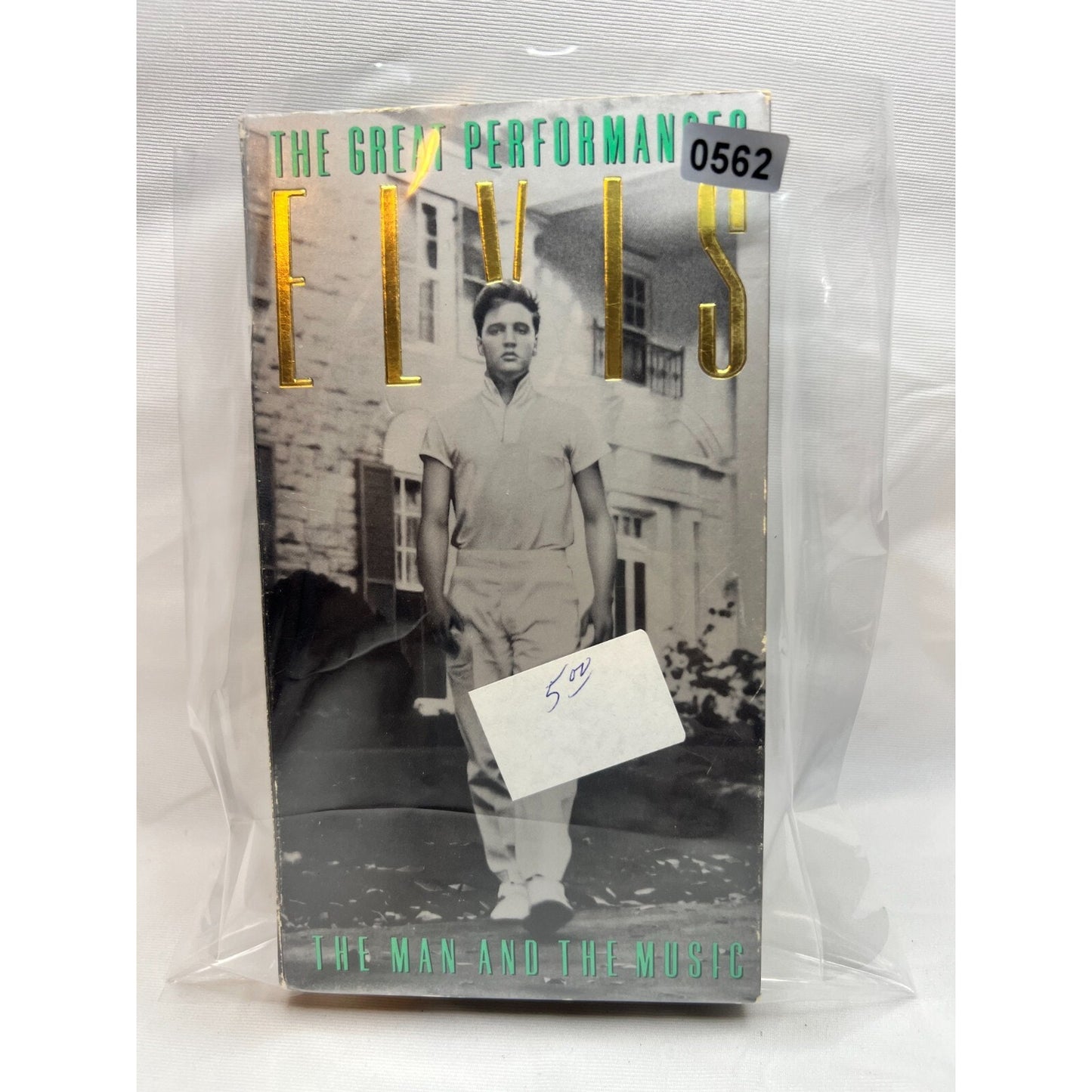 Elvis The Great Performances VHS The Man and The Music Tested Video Tape Used