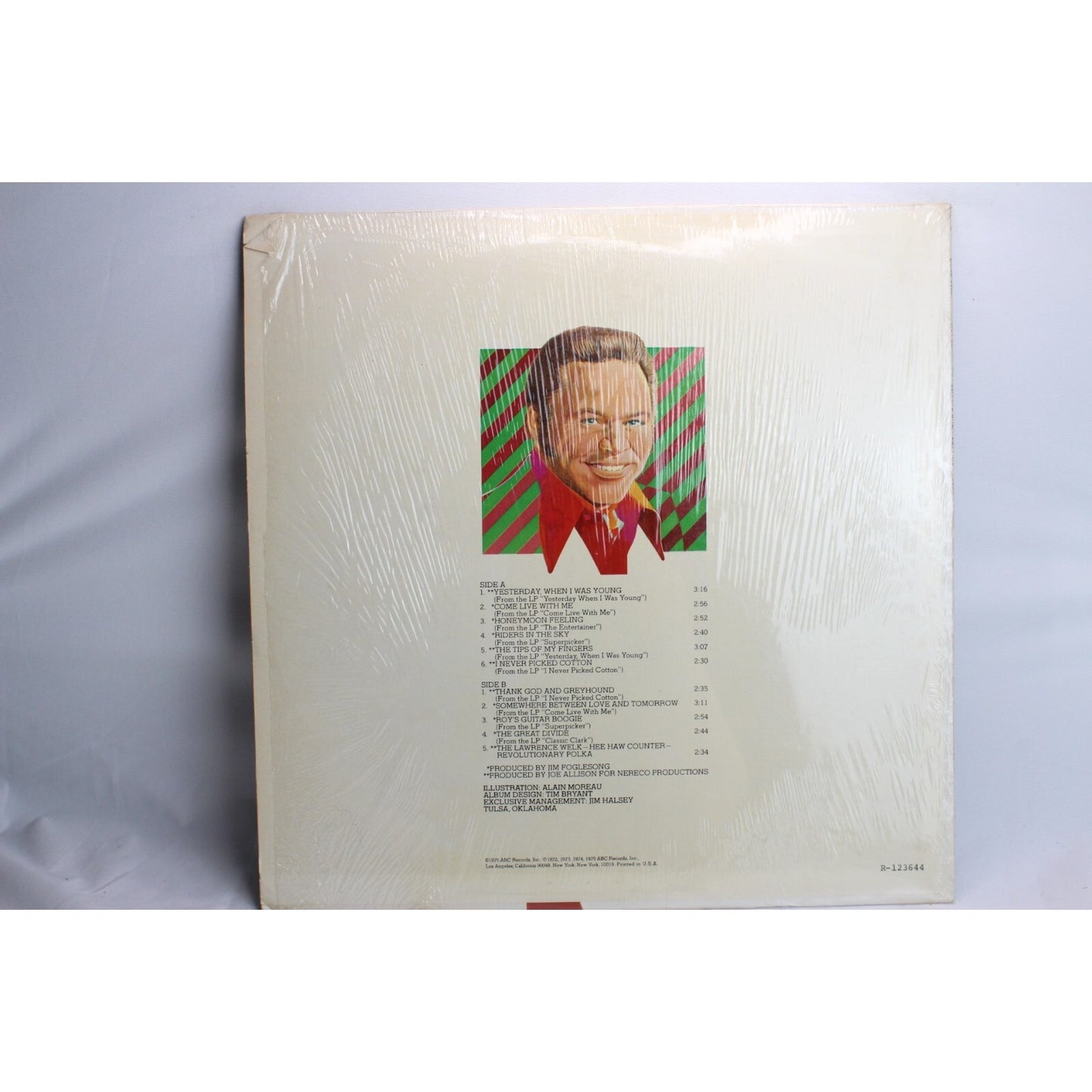 Roy Clark – Greatest Hits Volume Vinyl Record Used