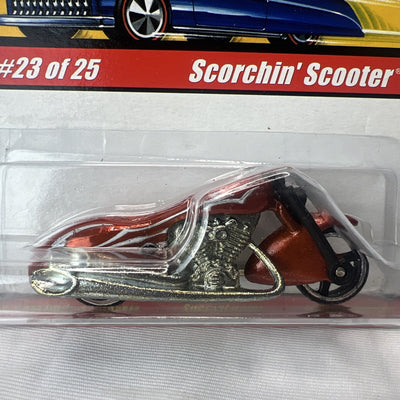 Hot Wheels Classics Series One Scorchin’ Scooter Orange Die cast