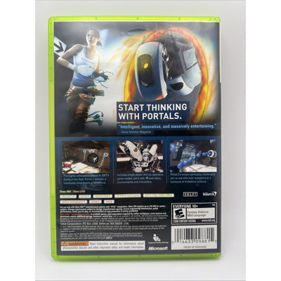 Portal 2 Microsoft Xbox 360 Video Game with Manual And Case Used