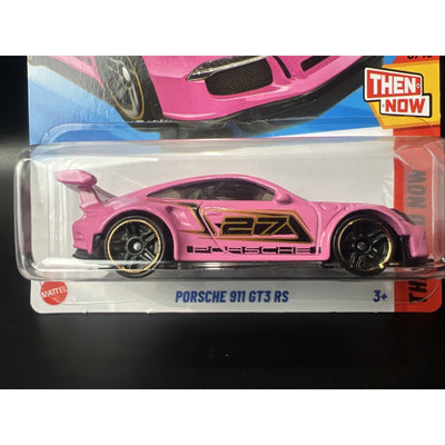 Hot Wheels 2025 New Porsche 911 GT3 RS Pink Then And Now Race Car Diecast