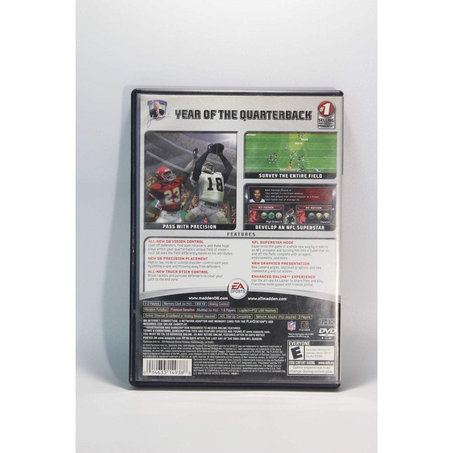 Madden NFL 06 PlayStation 2 PS2 Tested Video Game Used Football Sports Game