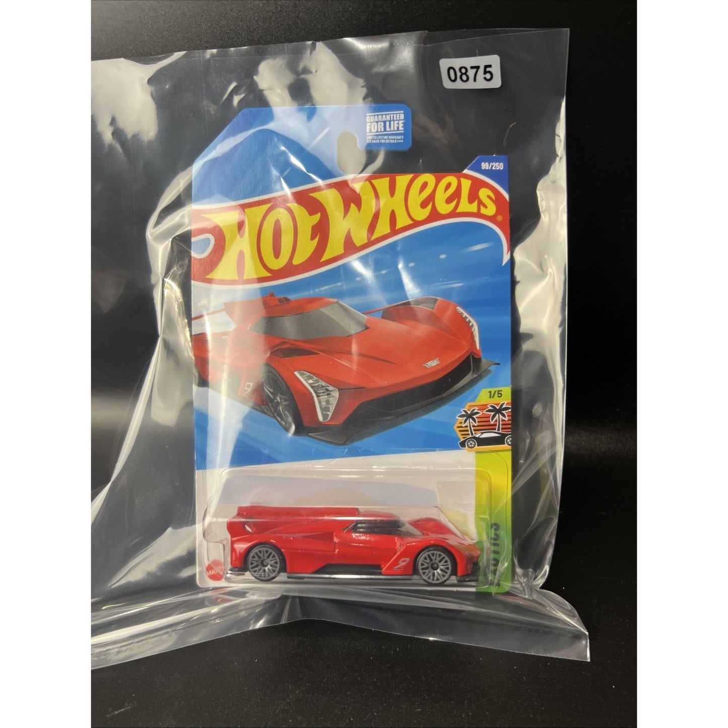 2025 Hot Wheels Cadillac Project GTP Hypercar HW Exotics Red Supercar Race Car