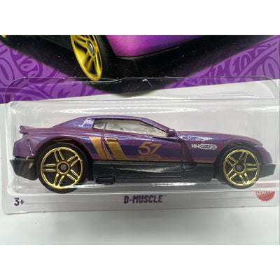 Hot Wheels D-Muscle Purple 57th Anniversary Pearl & Chrome Series 2/6 New 2025