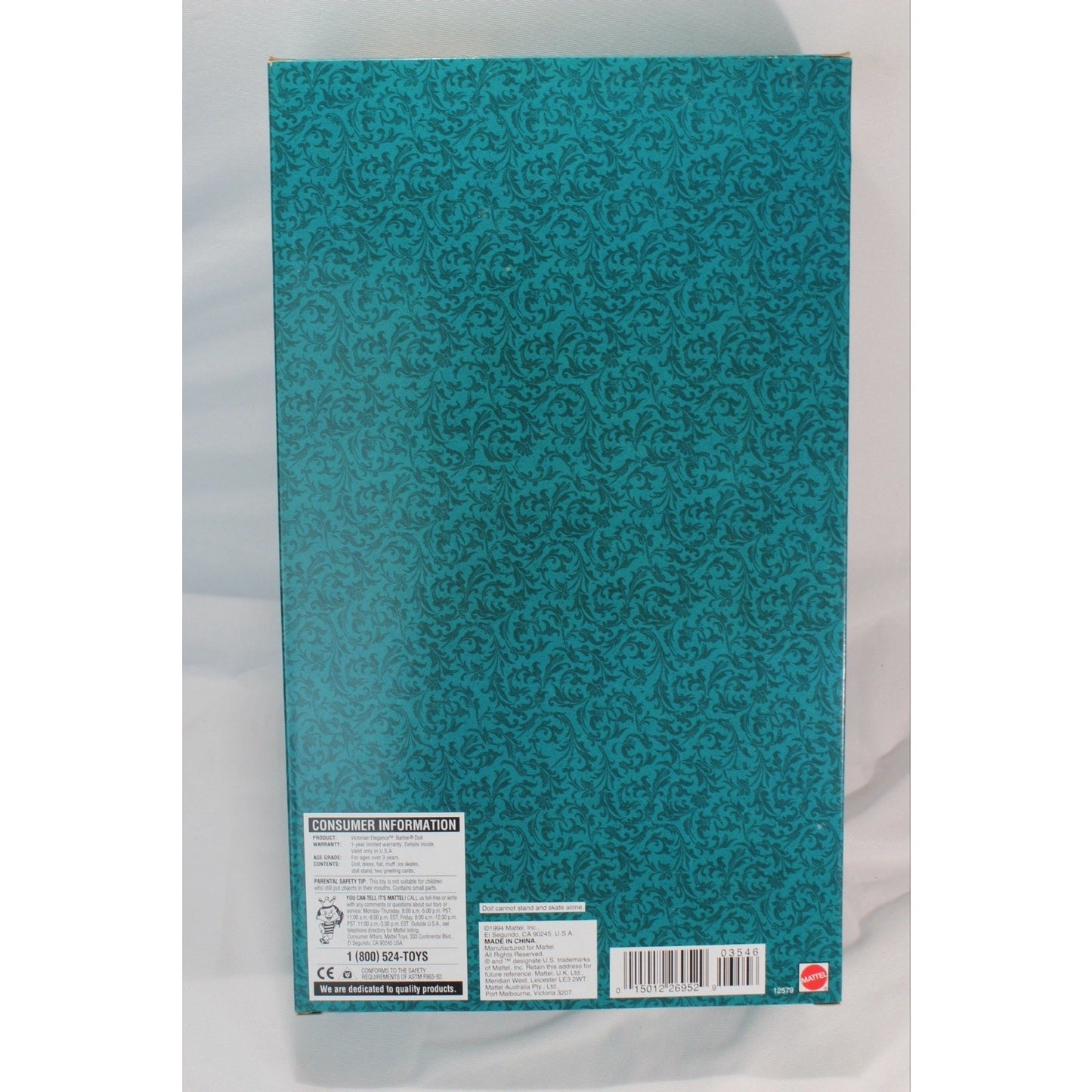 1995 Hallmark Victorian Elegance Barbie Doll Rare Edition Collectible