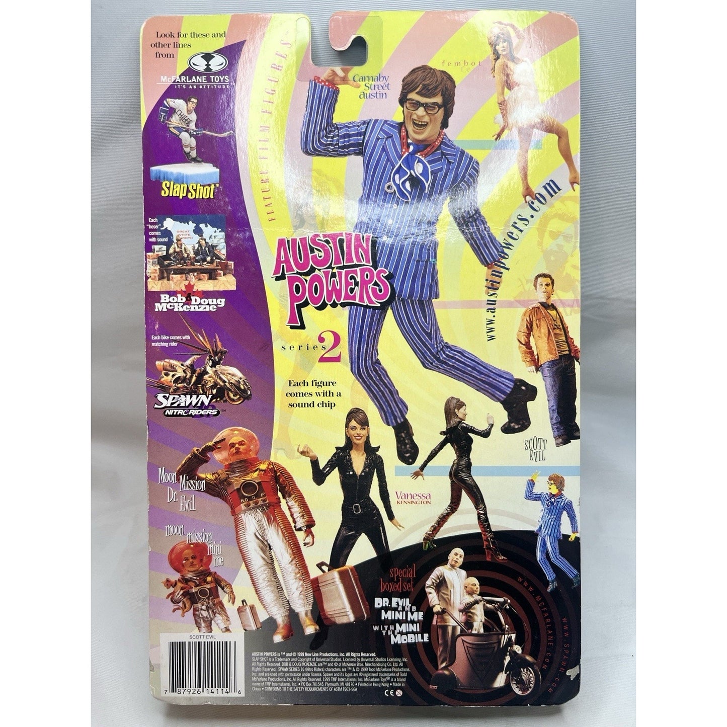 Vintage Austin Powers Vanessa Kensington McFarlane Toys Brand New Sealed