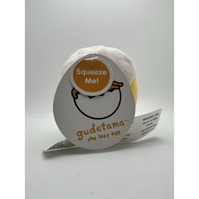 Gudetama The Lazy Egg Cracked Shell Egg Plush 3.5 Inch Rare Collectible New