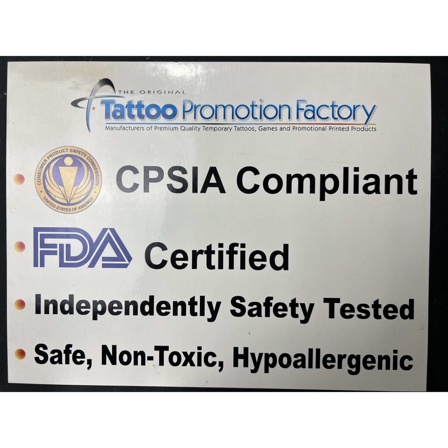 2010 MINI Cooper Bulldog Car Rare Club Member Temporary Tattoos Vintage Tattoo