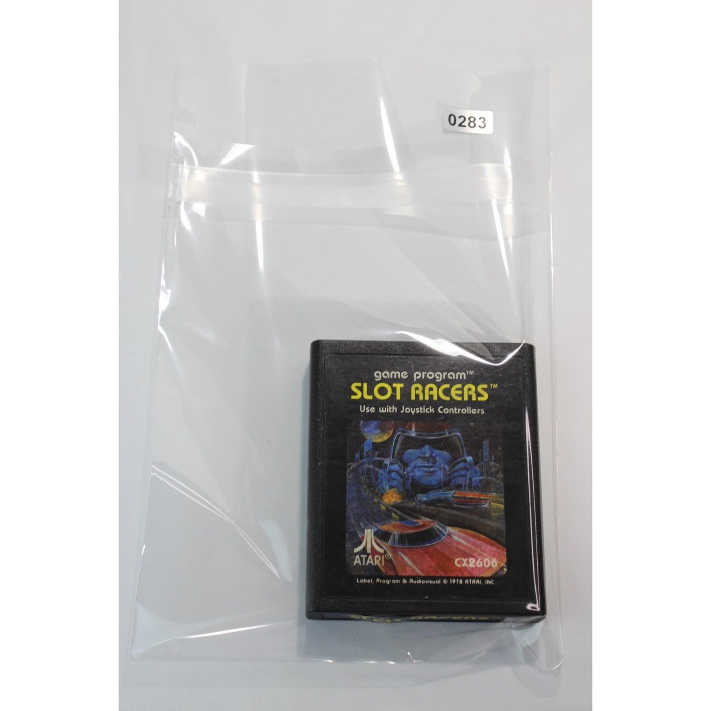 Slot Racers Atari 2600 Used Tested Video Game CX2606 Retro Racing Maze Game