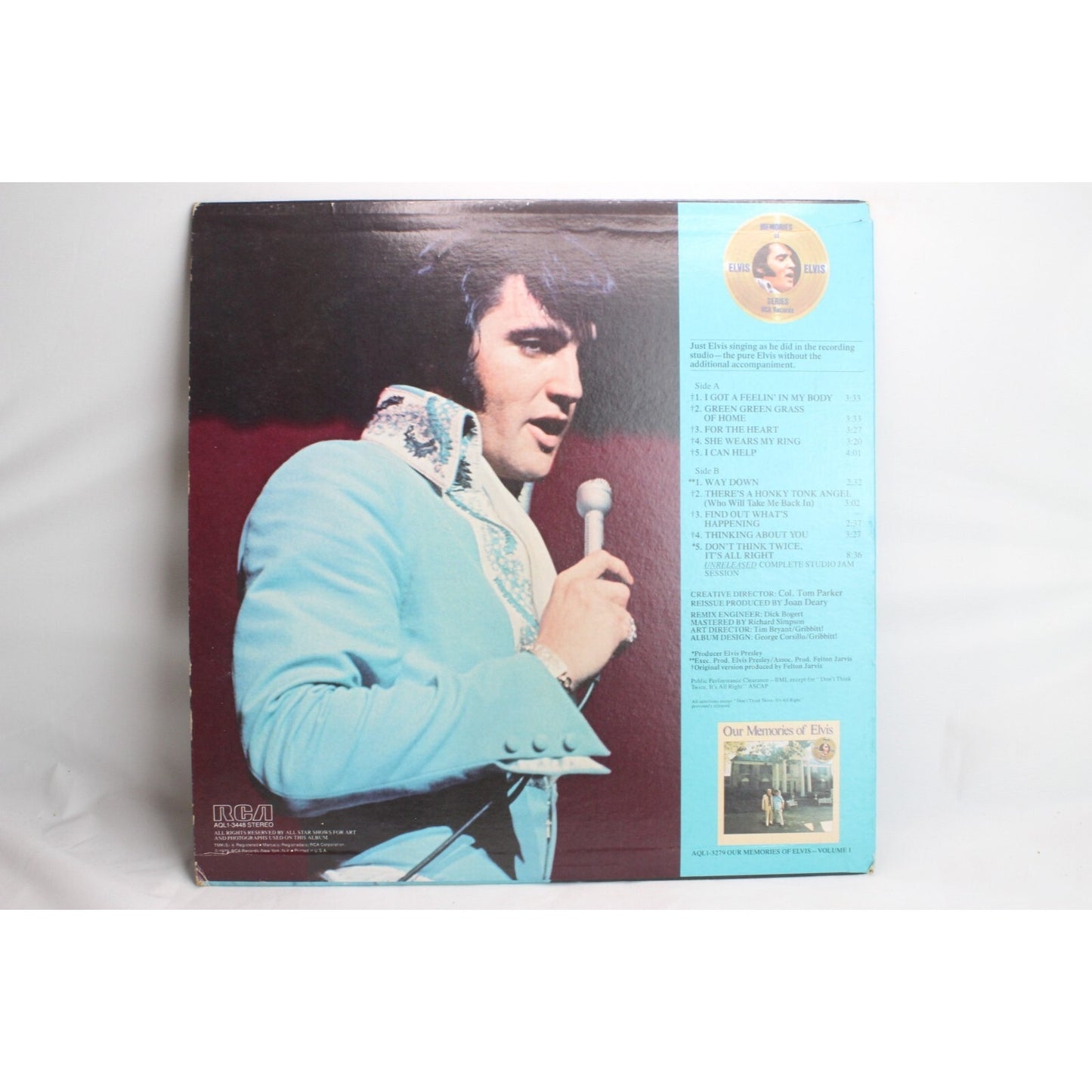 Elvis Presley Our Memories of Elvis Volume 2 Vinyl Record Tested Used